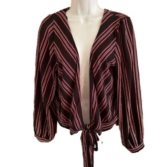 LOVE J striped top size M - Picture 1 of 6